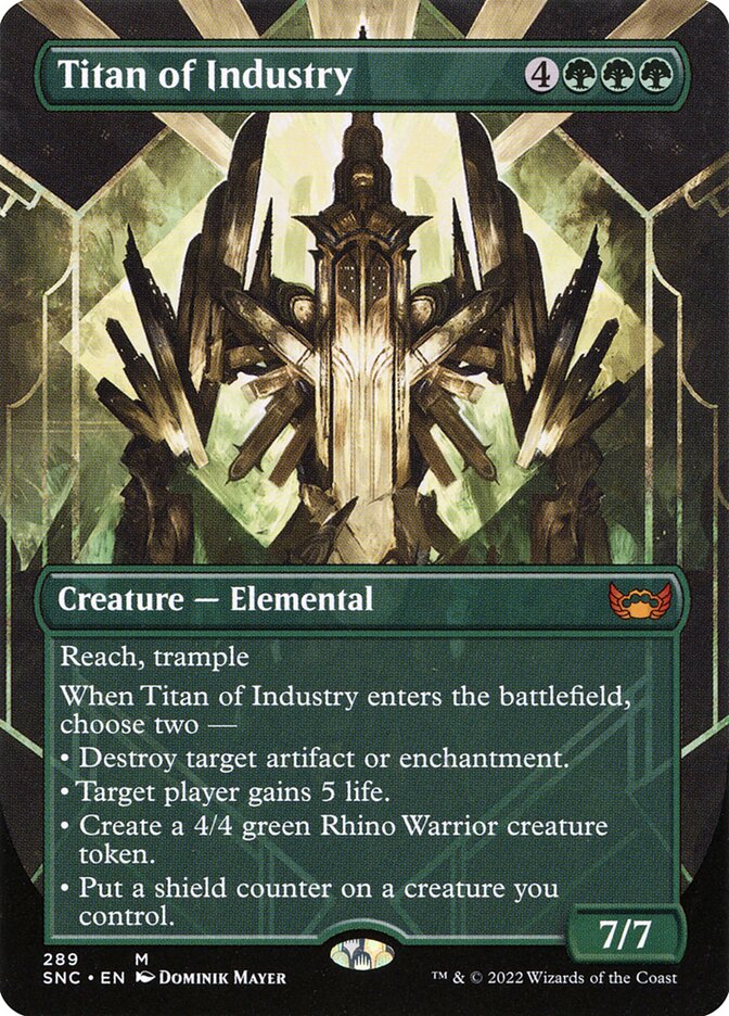 Titan of Industry, Streets of new capenna Card Art