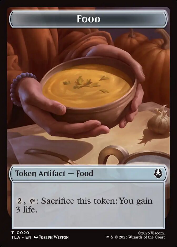Food, Avatar: The Last Airbender Tokens Card Art