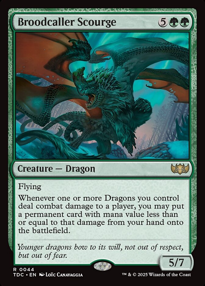 Broodcaller Scourge, Tarkir: dragonstorm commander Card Art