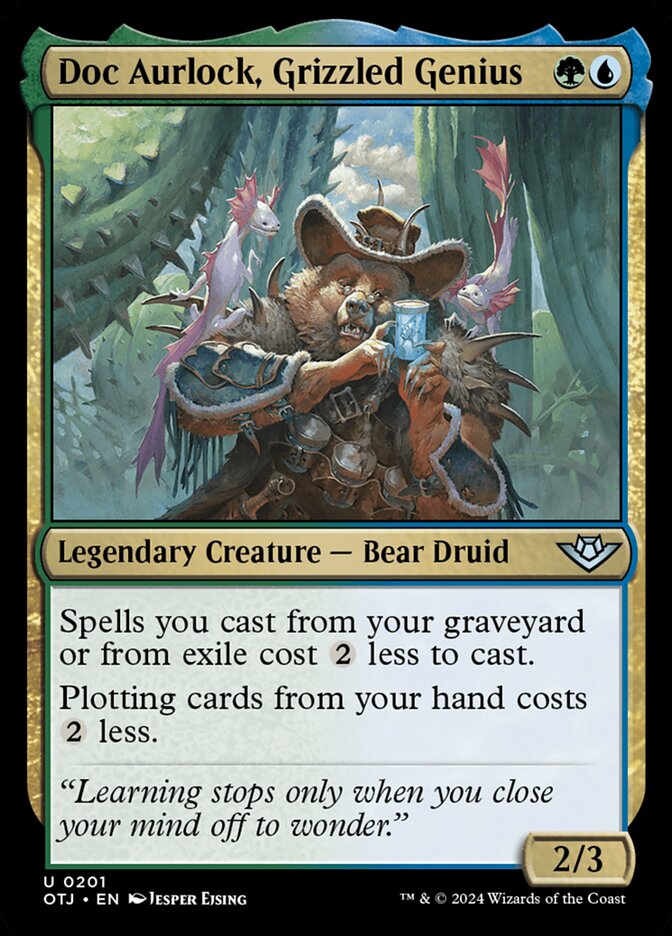 Doc Aurlock, Grizzled Genius, Outlaws of thunder junction Card Art