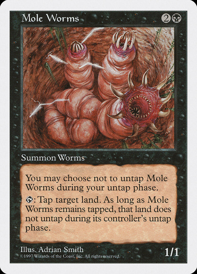 Mole Worms, Fifth edition Card Art
