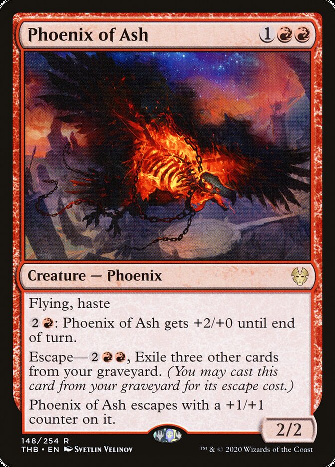 Phoenix of Ash, Theros beyond death Card Art