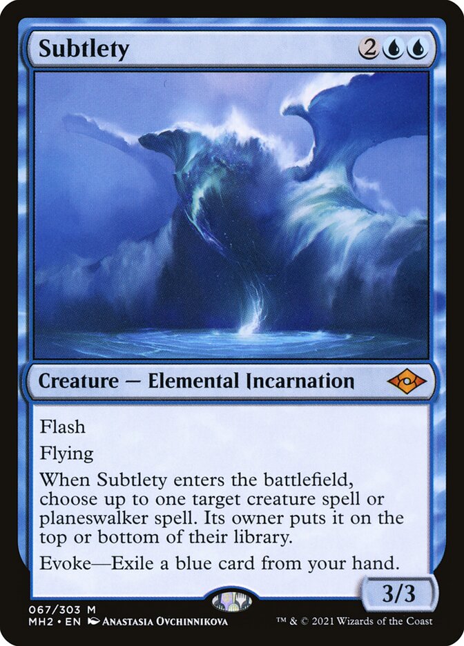 Subtlety, Modern horizons 2 Card Art