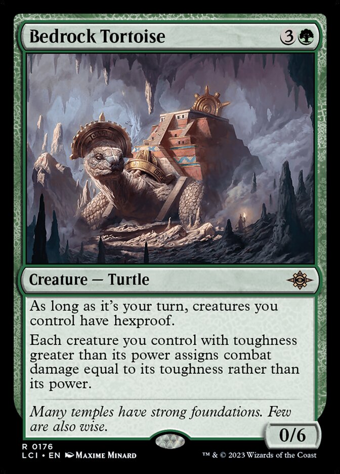 Bedrock Tortoise, The Lost Caverns Of Ixalan Card Art