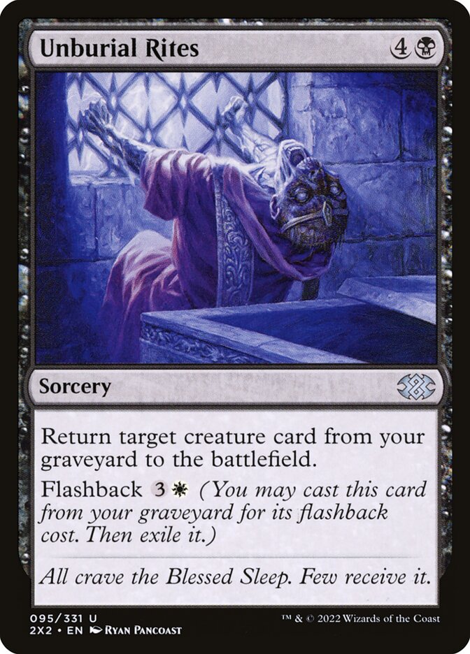 Unburial Rites, Double masters 2022 Card Art