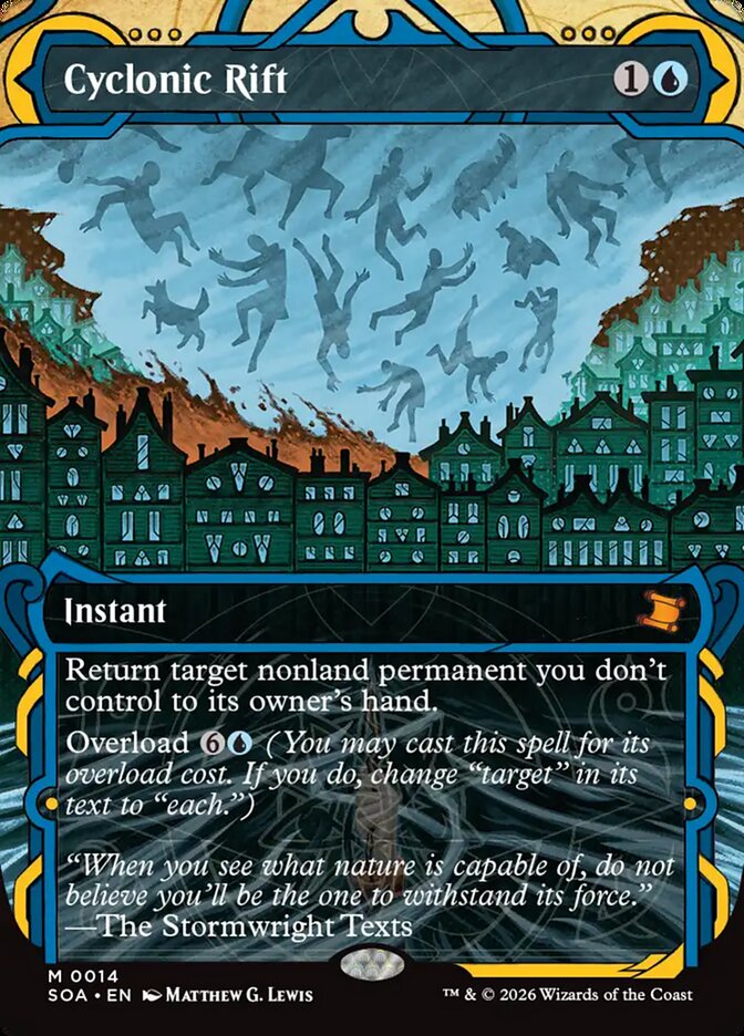 Cyclonic Rift, Secrets Of Strixhaven Mystical Archive Card Art