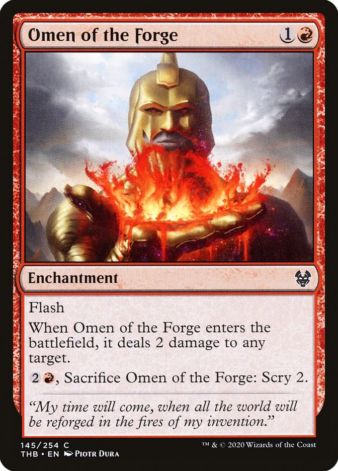 Omen of the Forge, Theros beyond death Card Art