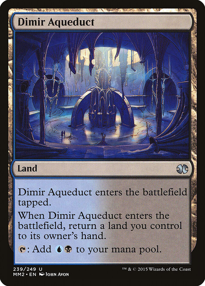 Dimir Aqueduct, Modern Masters 2015 Card Art