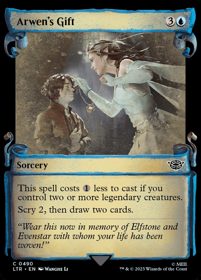 Arwen's Gift, The lord of the rings: tales of middle-earth Card Art