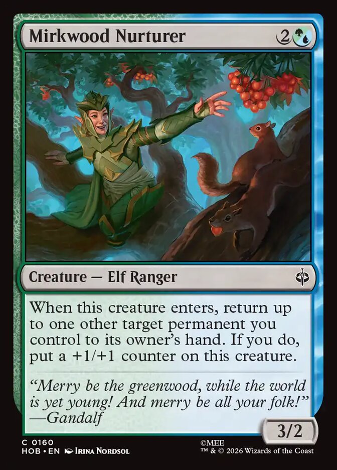 Mirkwood Nurturer, The Hobbit Card Art