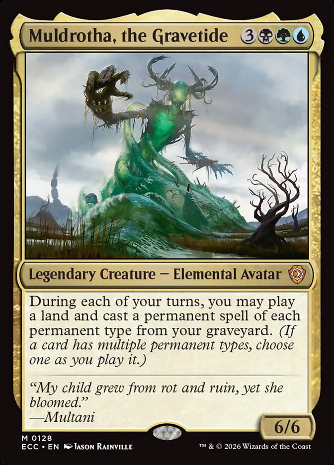 Muldrotha, the Gravetide, Lorwyn Eclipsed Commander Card Art