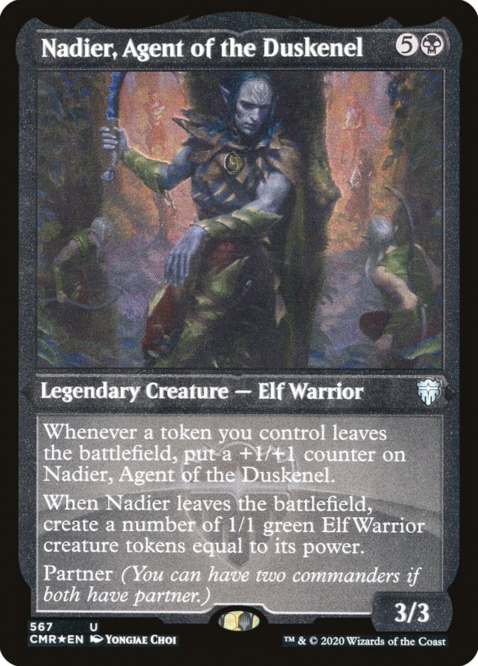 Nadier, Agent of the Duskenel, Commander legends Card Art