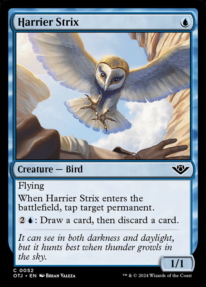 Harrier Strix, Outlaws of thunder junction Card Art
