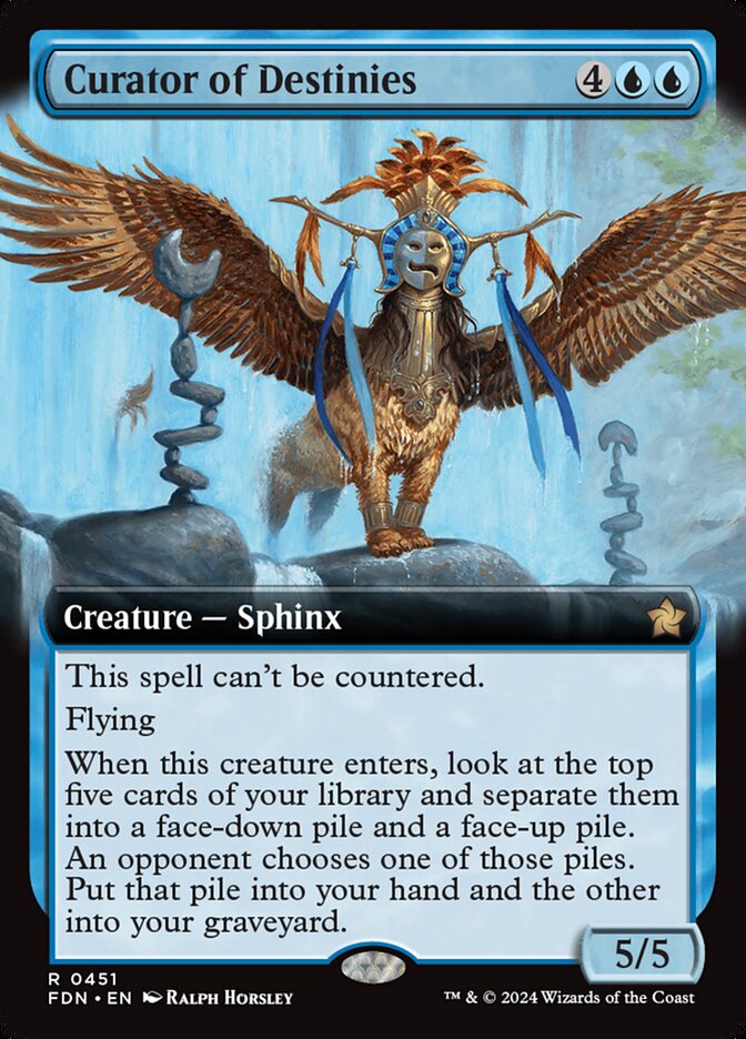 Curator of Destinies, Foundations Card Art