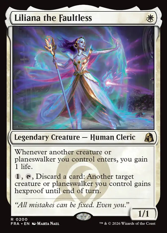 Liliana the Faultless, Reality Fracture Card Art
