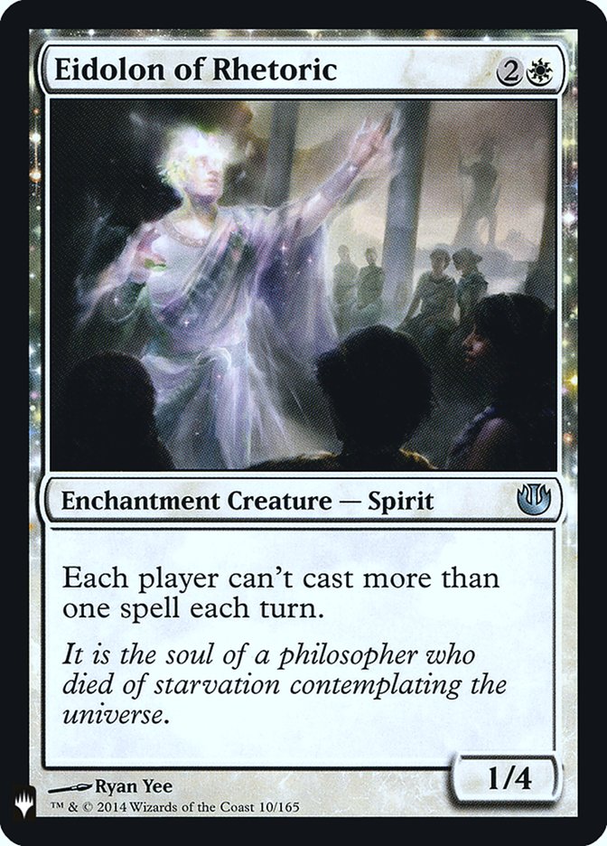 Eidolon of Rhetoric, The list Card Art