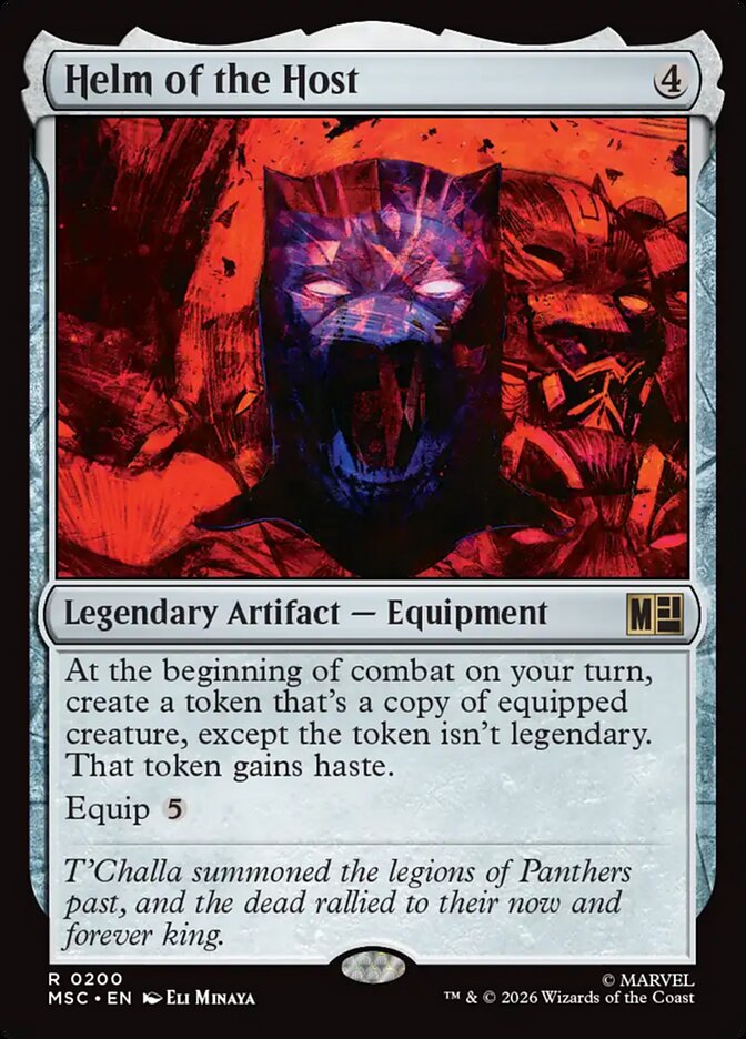 Helm of the Host, Marvel Super Heroes Commander Card Art