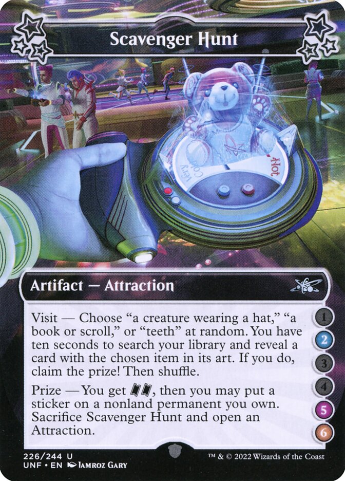 Scavenger Hunt, Unfinity Card Art