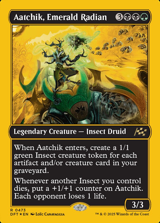 Aatchik, Emerald Radian, Aetherdrift Card Art