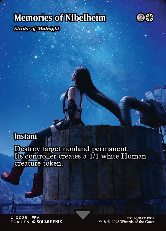 Stroke of Midnight, Final fantasy: through the ages Card Art