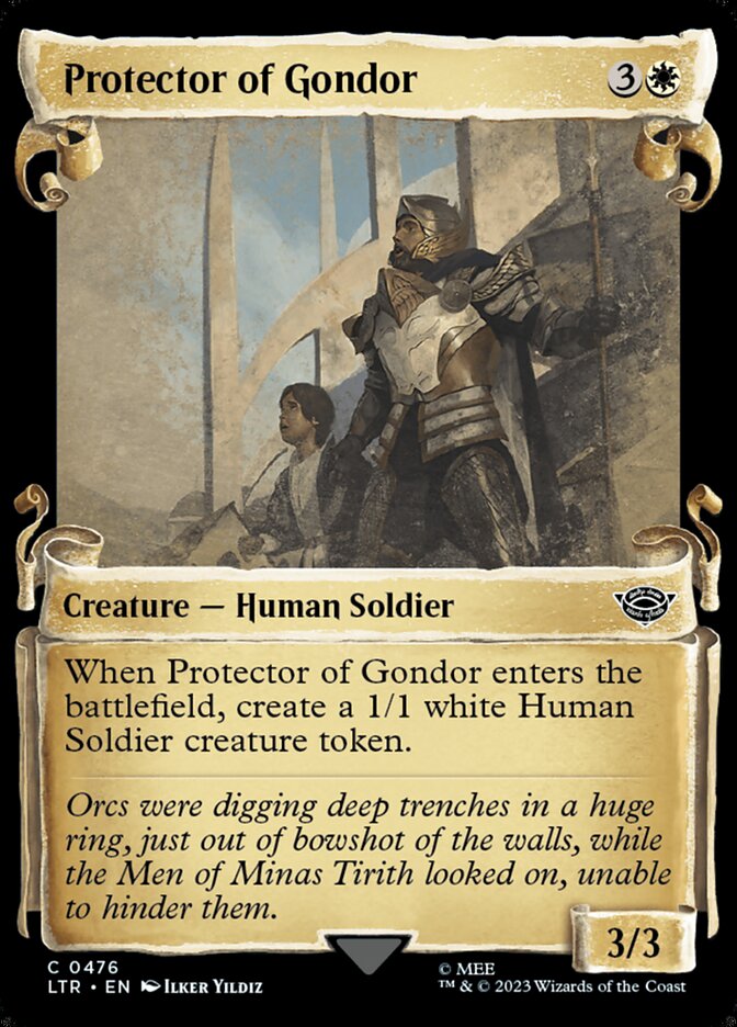 Protector of Gondor, The lord of the rings: tales of middle-earth Card Art