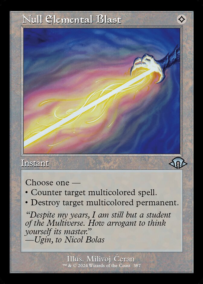 Null Elemental Blast, Modern Horizons 3 Card Art