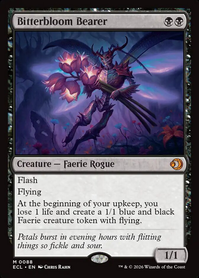 Bitterbloom Bearer, Lorwyn Eclipsed Card Art