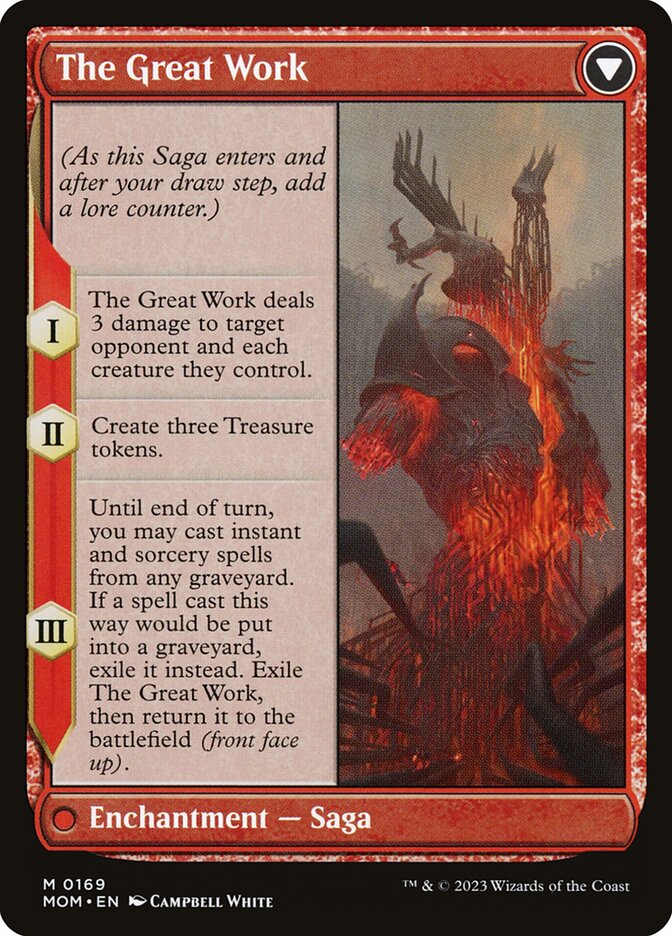 Urabrask // The Great Work, March Of The Machine Card Art