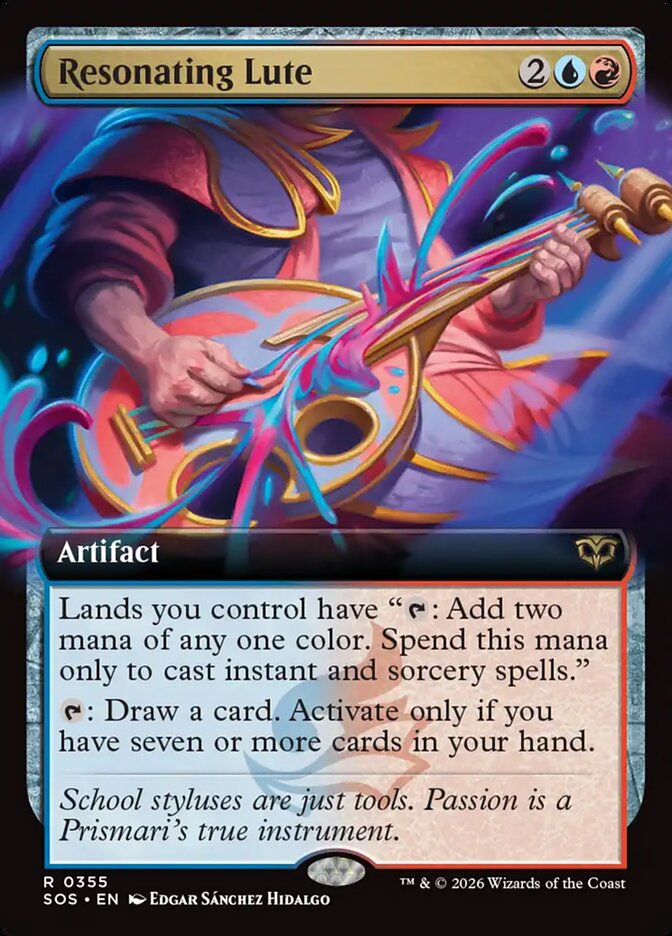 Resonating Lute, Secrets Of Strixhaven Card Art