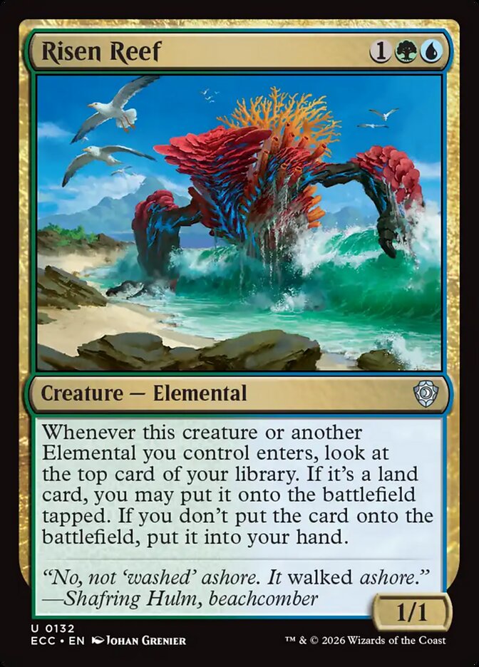 Risen Reef, Lorwyn Eclipsed Commander Card Art