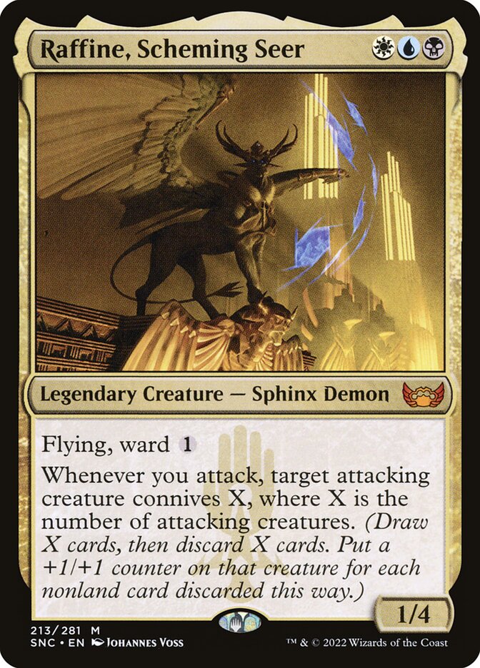 Raffine, Scheming Seer, Streets Of New Capenna Card Art