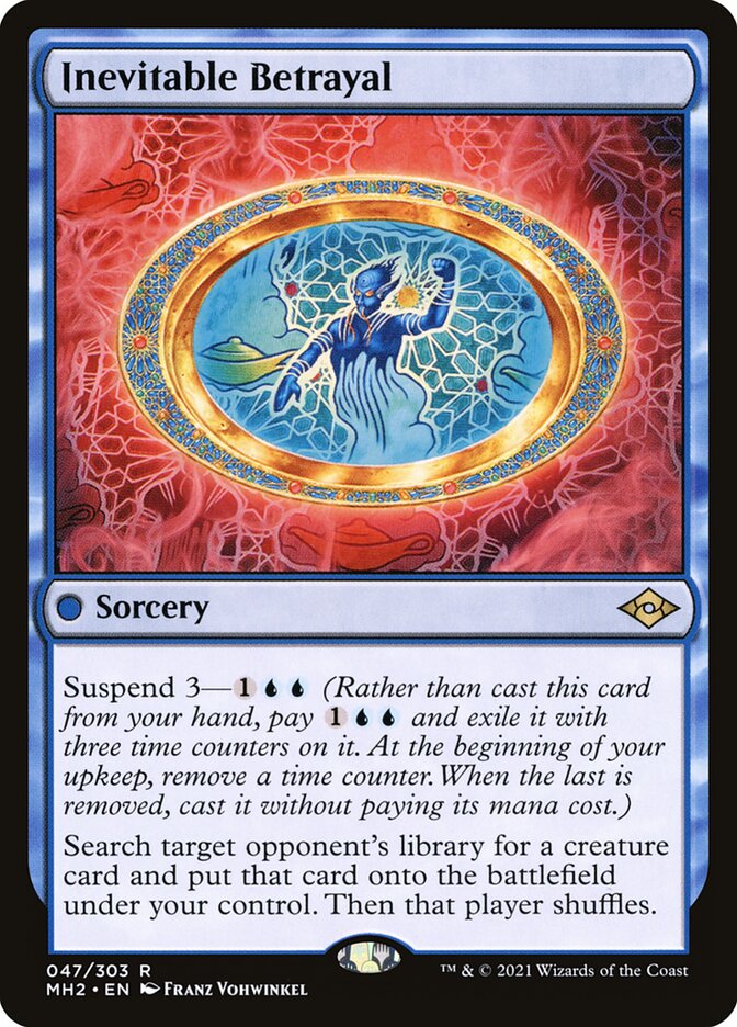 Inevitable Betrayal, Modern horizons 2 Card Art