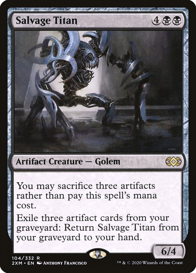 Salvage Titan, Double masters Card Art