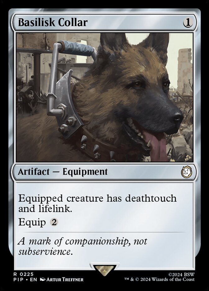 Basilisk Collar, Fallout Card Art