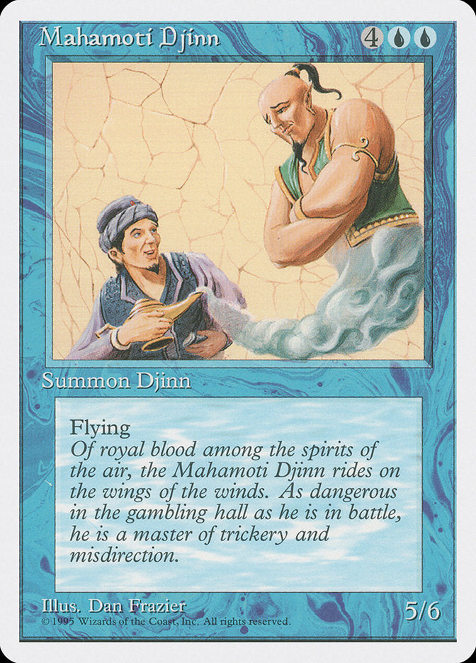 Mahamoti Djinn, Fourth edition Card Art