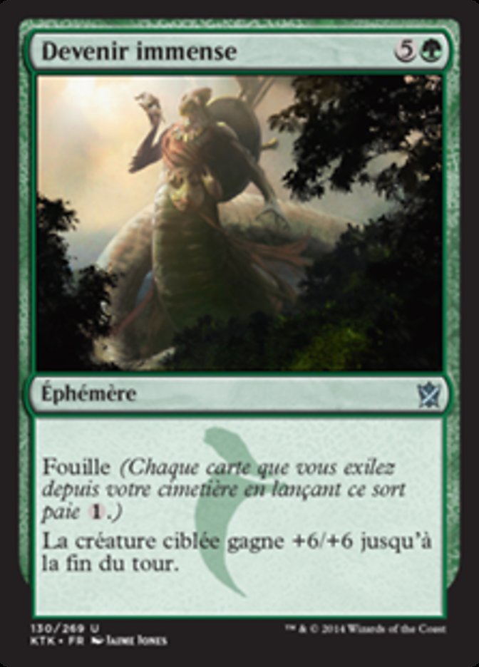 Become Immense, Khans Of Tarkir Card Art