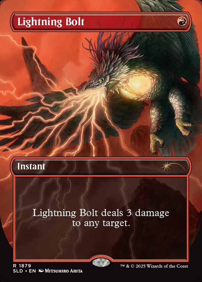 Lightning Bolt, Secret Lair Drop Card Art
