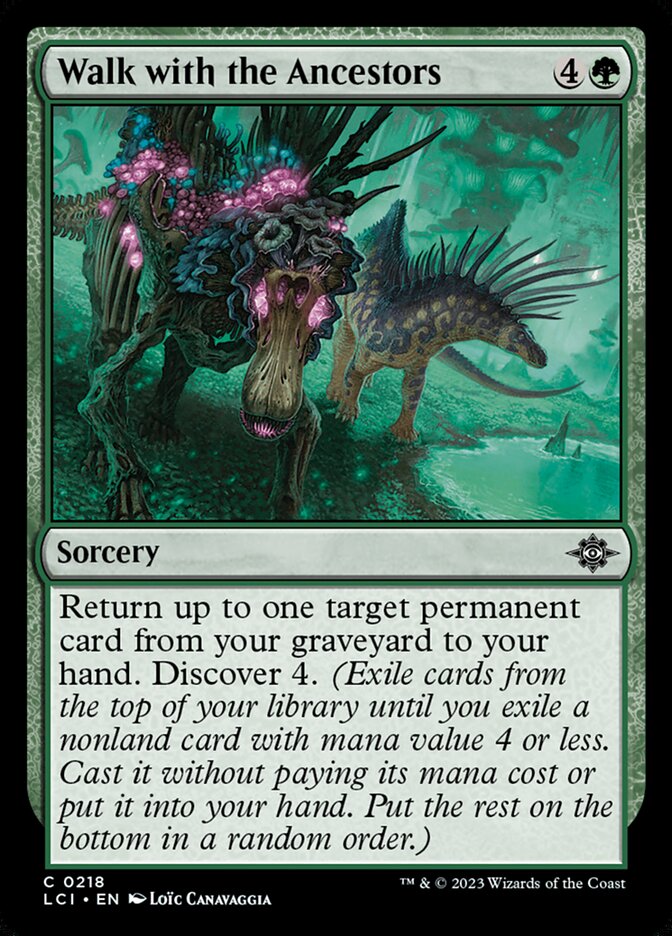 Walk with the Ancestors, The lost caverns of ixalan Card Art