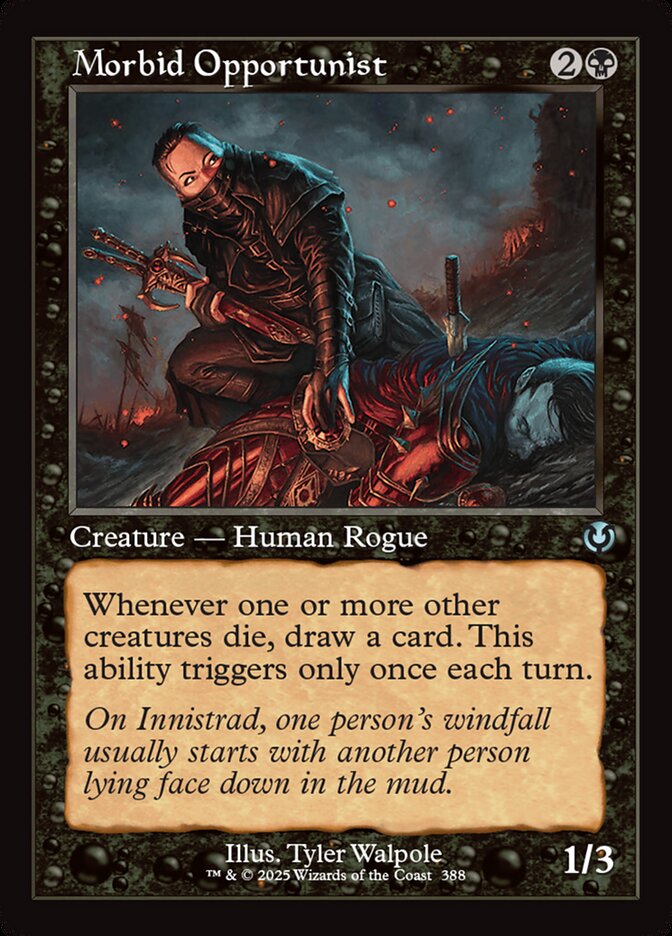 Morbid Opportunist, Innistrad Remastered Card Art