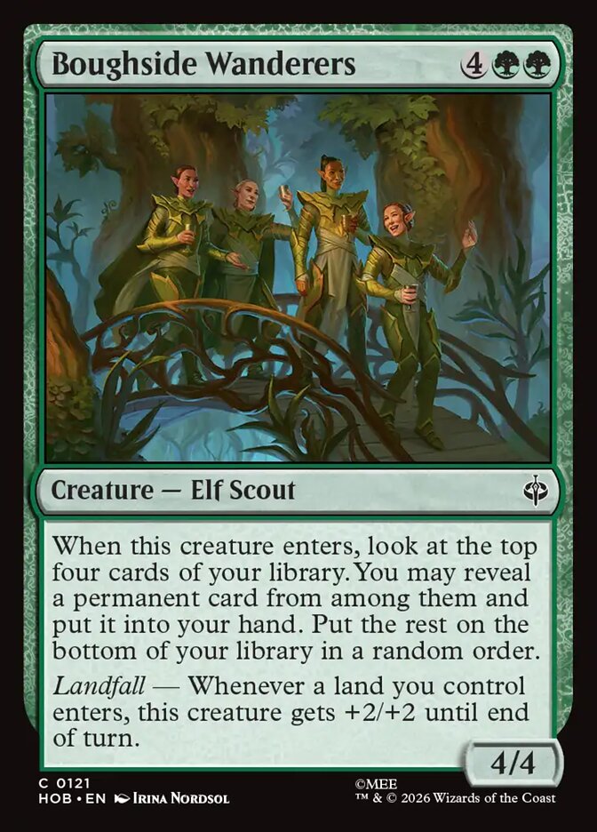 Boughside Wanderers, The Hobbit Card Art