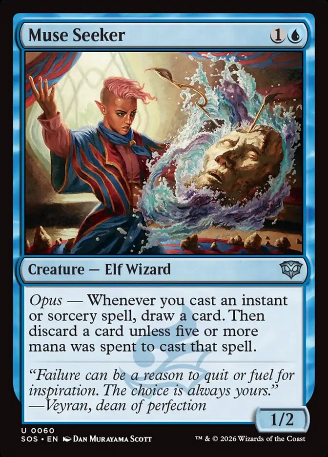 Muse Seeker, Secrets Of Strixhaven Card Art