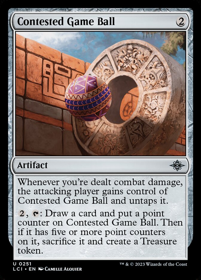 Contested Game Ball, The lost caverns of ixalan Card Art