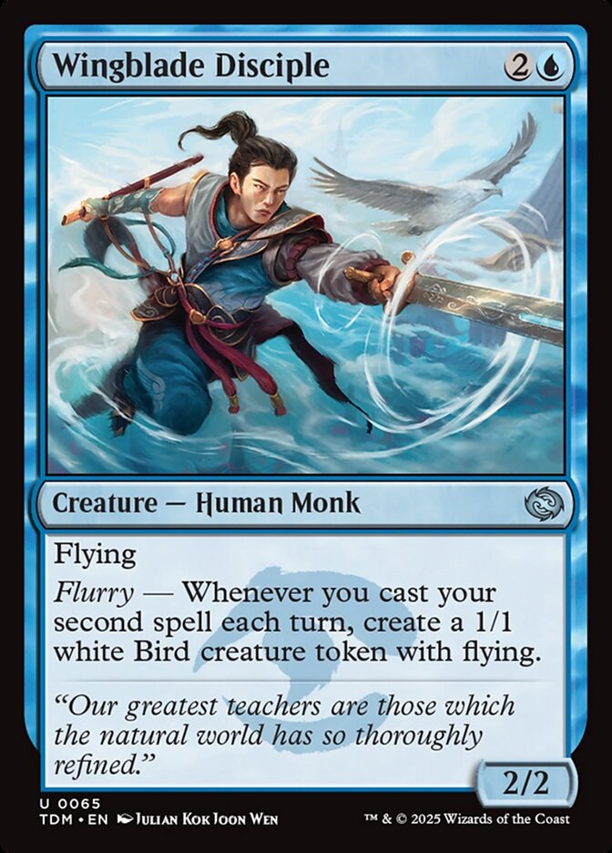 Wingblade Disciple, Tarkir: dragonstorm Card Art