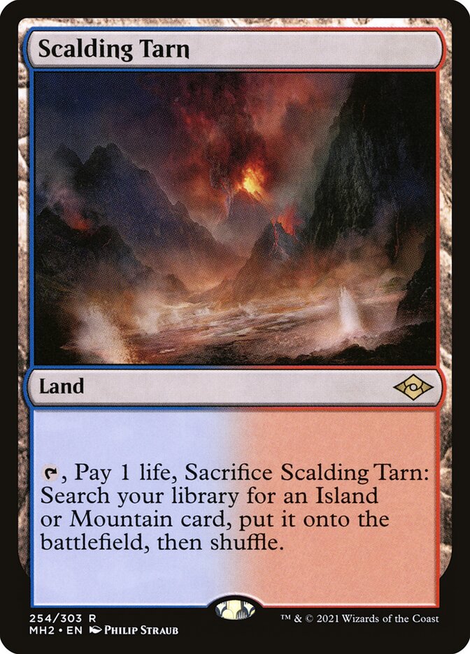 Scalding Tarn, Modern horizons 2 Card Art