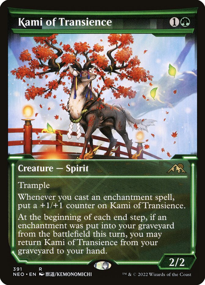 Kami of Transience, Kamigawa: Neon Dynasty Card Art