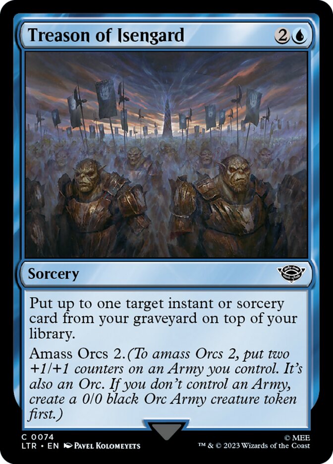 Treason of Isengard, The lord of the rings: tales of middle-earth Card Art