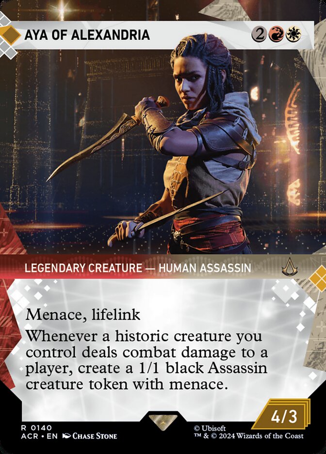 Aya of Alexandria, Assassin's creed Card Art