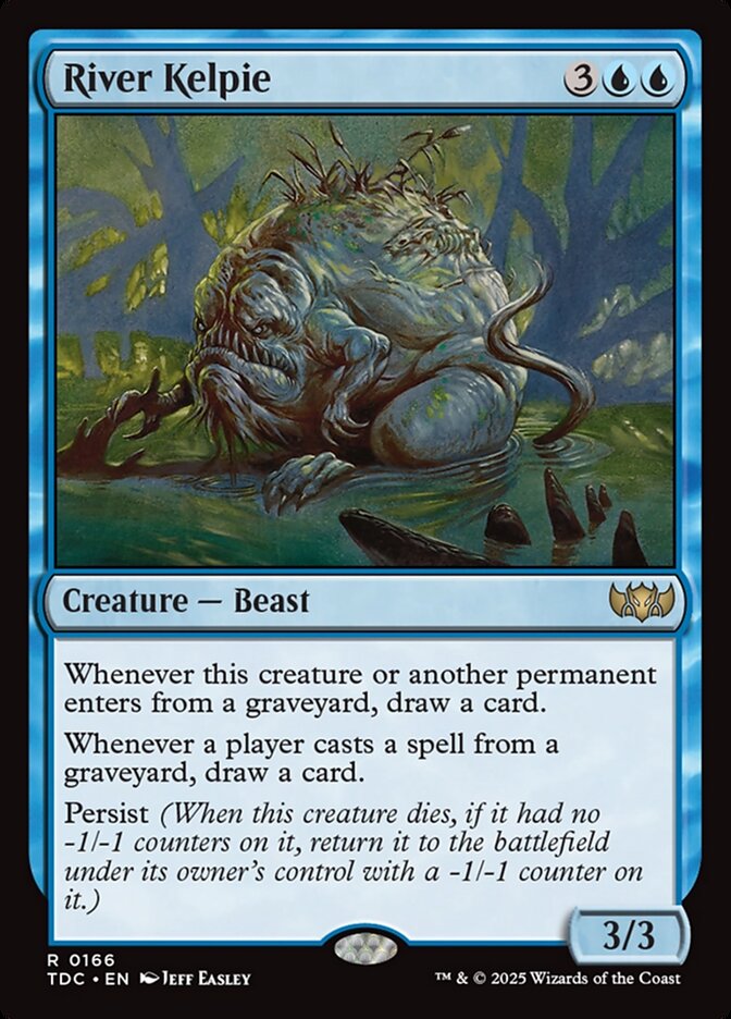 River Kelpie, Tarkir: Dragonstorm Commander Card Art