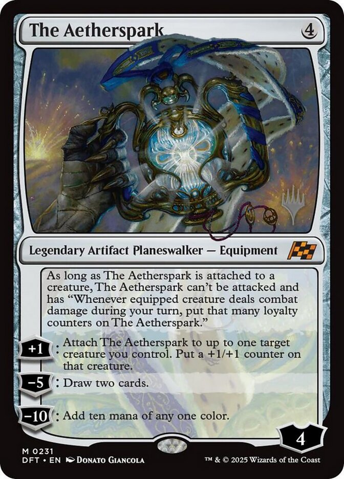 The Aetherspark, Aetherdrift Promos Card Art