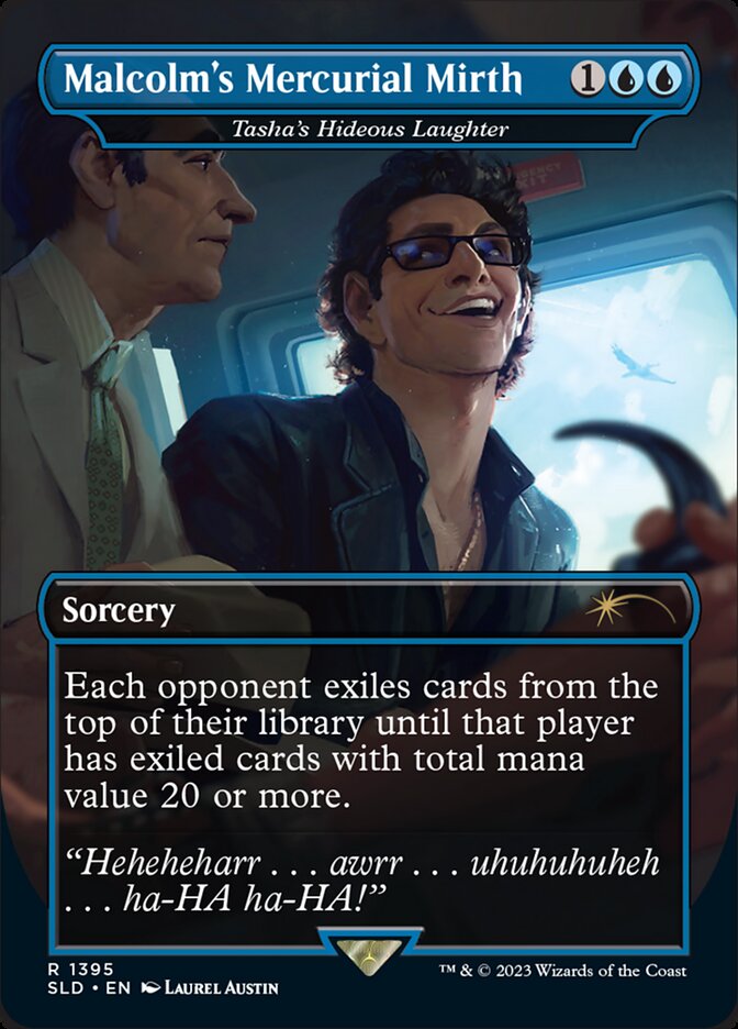 Tasha's Hideous Laughter, Secret Lair Drop Card Art
